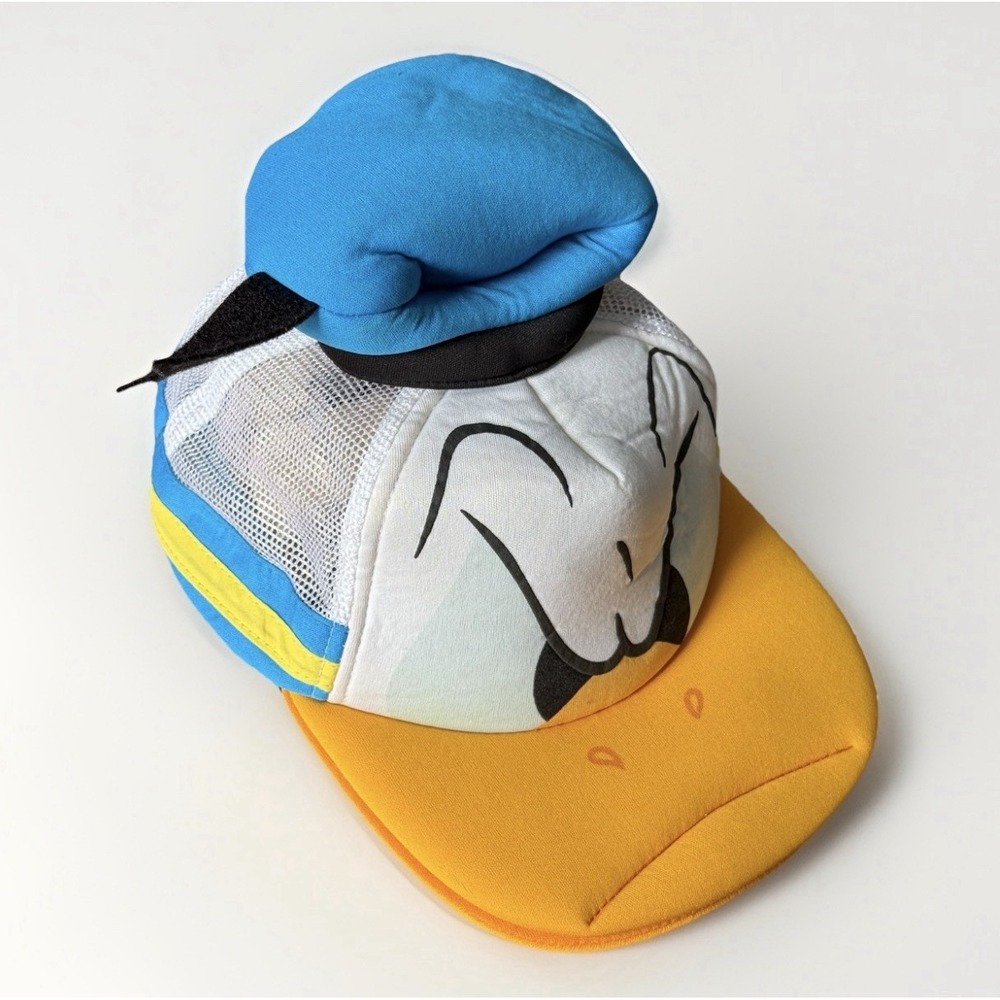 Disney Parks Donald Duck Mesh Snapback Hat Cap Baseball Adjustable Adult Size